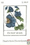 Dir bleib' ich hold. Neuefte tleine Blumentpradje s. VIII/9