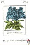 Furne nicht langer. Neuefte tleine Blumentpradje s. VII/8