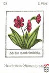 Ich bin mantelmuthig. Neuefte tleine Blumentpradje s. VII/5