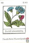 Du bift liebensmurdig. Neuefte tleine Blumentpradje s. V/3