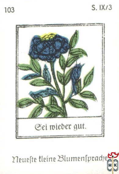 Gei mieder gut. Neuefte tleine Blumentpradje s. IX/3