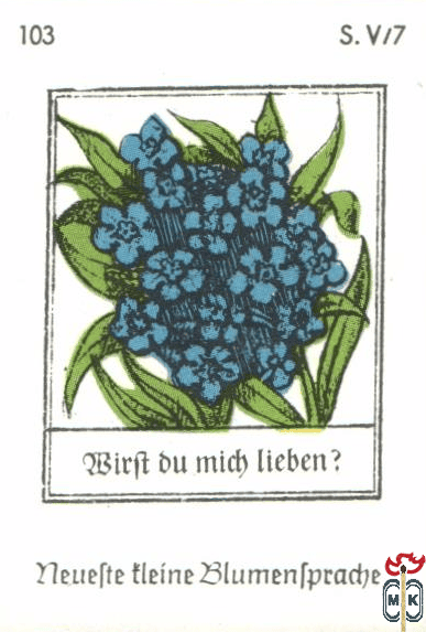 Birft du mich lieben? Neuefte tleine Blumentpradje s. V/7