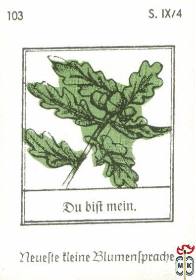 Du bift mein. Neuefte tleine Blumentpradje s. IX/4