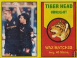 Tiger head vinught wax matches Avg. 40 sticks
