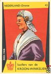 42 Nederland - Drente lucifers van de Kroon-Winkelier Ned. fab.