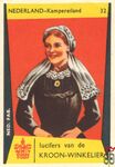 32 Nederland - Kampereiland lucifers van de Kroon-Winkelier Ned. fab.