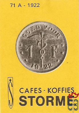 Cafes-koffies Storme 71A - 1922