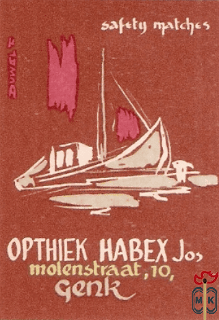 Opthiek Habex Jos Molenstraat, 10. Genk safety matches