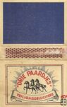 "Drie Paardjes" Veiligheidslucifers