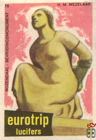 Rozendaal - Bevrijdingsmonument H.M.Wezelaar Eurotrip lucifers
