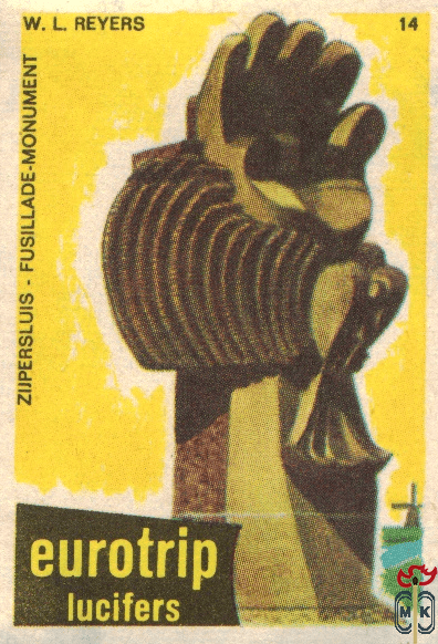 Zijpersluis - Fusillade - Monument W.L.Reyers Eurotrip lucifers