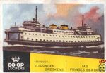 M.S. Princes Beatrix Veerboot Vlissingen. Breskens Co-oP Lucifers