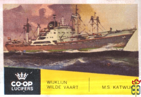 M.S. Katwijk Wijklijn Wilde Vaart Co-Op Lucifers