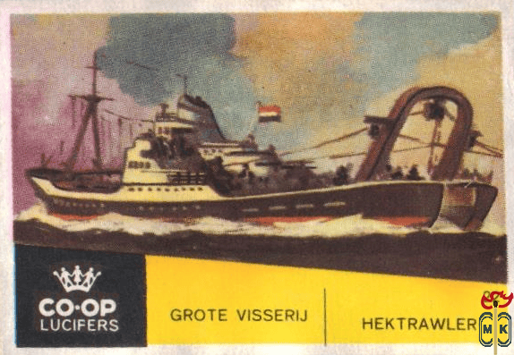 Hektrawler Grote Visserij Co-Op Lucifers