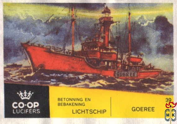 Goeree Betonning en Bebakening Lichtschip Co-oP Lucifers