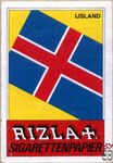 Ijsland. Rizla. Sigarettenpapier
