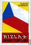 Tsjecho Slowakije. Rizla. Sigarettenpapier