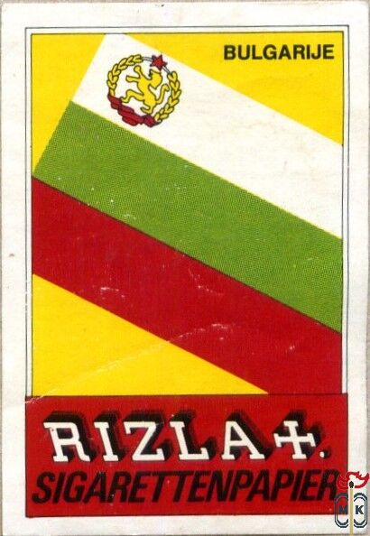 Bulgarije. Rizla. Sigarettenpapier