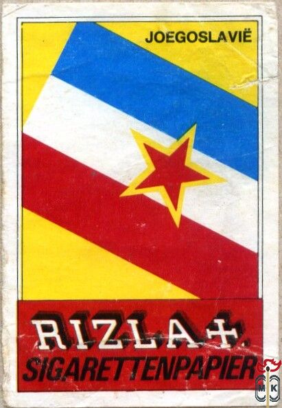 Joegoslavië. Rizla. Sigarettenpapier