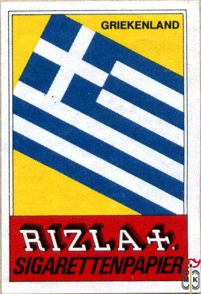 Griekenland. Rizla. Sigarettenpapier