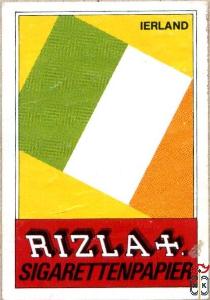 Ierland. Rizla. Sigarettenpapier