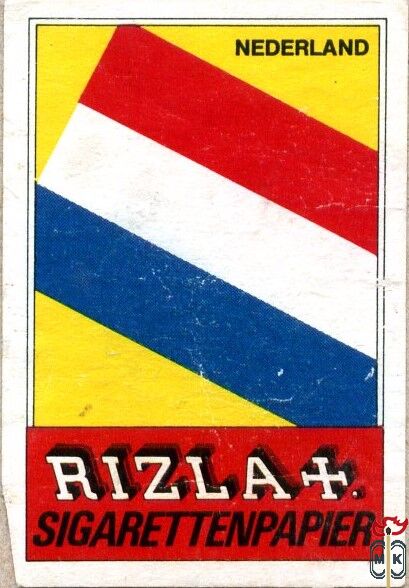 Nederland. Rizla. Sigarettenpapier