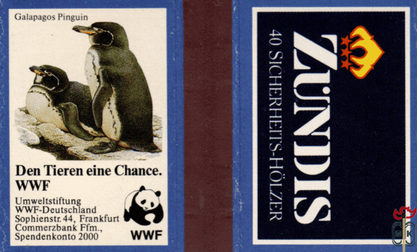 Galapagos Pinguin Den Tieren eine Chance. WWF Umweltstiftung WWF-Deuts