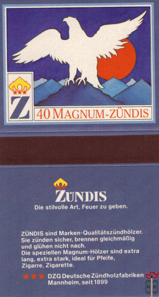 40 Magnum-Zundis Zundis Die stivolle Art, Feuer zu geben. Zundis sind