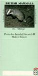 №7 Badger British Mammals A Series of 10 Average Contents 40 Photo by
