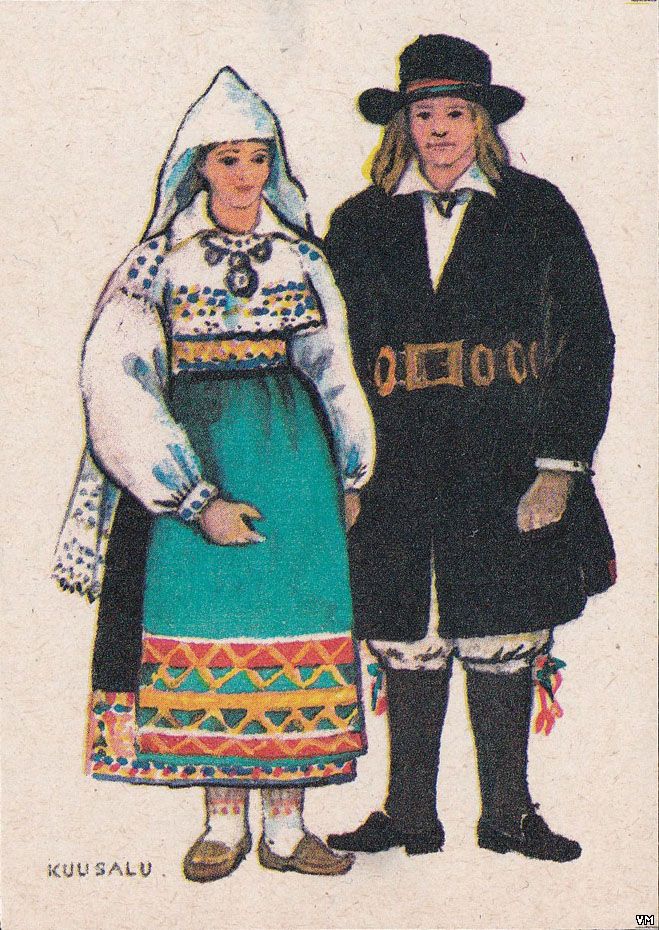 Эстония национальный костюм женский