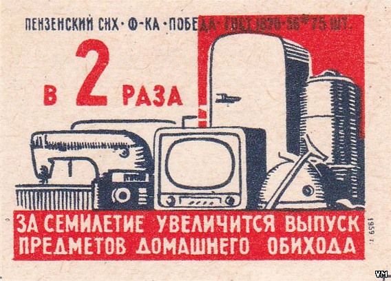 В каком году был провален семилетний план развития сельскохозяйственного производства